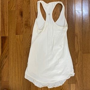 Lululemon cream tank top